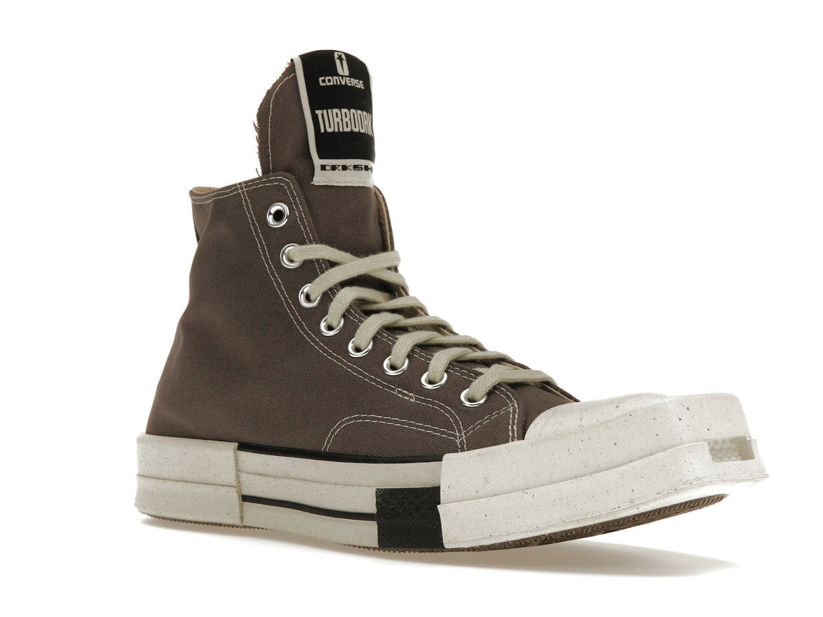 Converse TURBODRK Laceless Chuck Taylor All Star 70 Hi Rick Owens DRKSHDW Iron - alternate angle 2