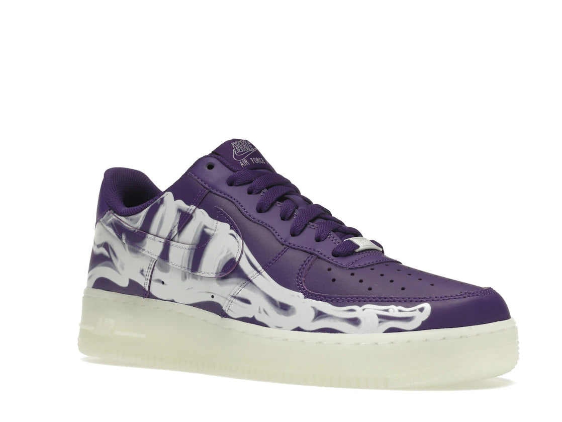 Nike Air Force 1 Low '07 QS Purple Skeleton Halloween
