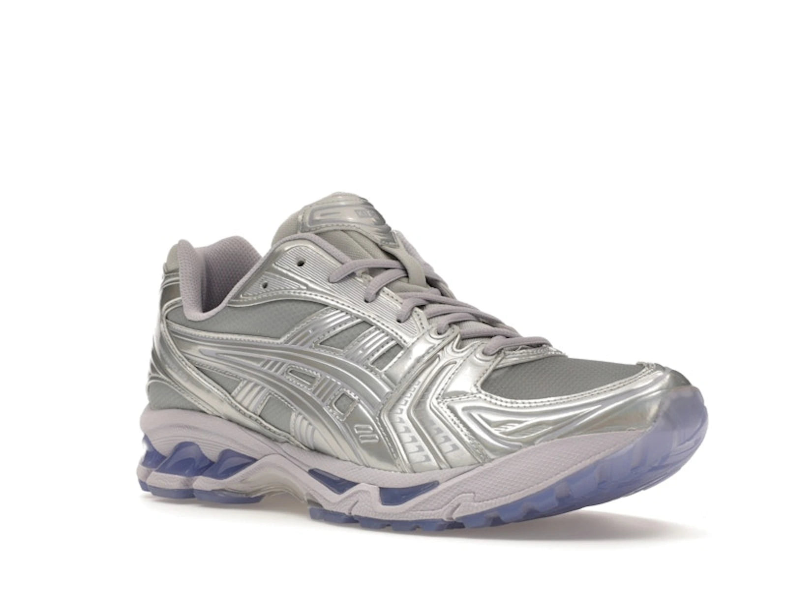 ASICS Gel-Kayano 14 Kith Marvel Villains Silver Surfer Opened Box - alternate angle 2