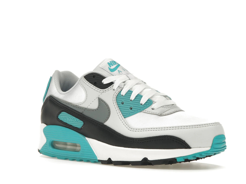 Nike Air Max 90 White Teal Nebula - alternate angle 2