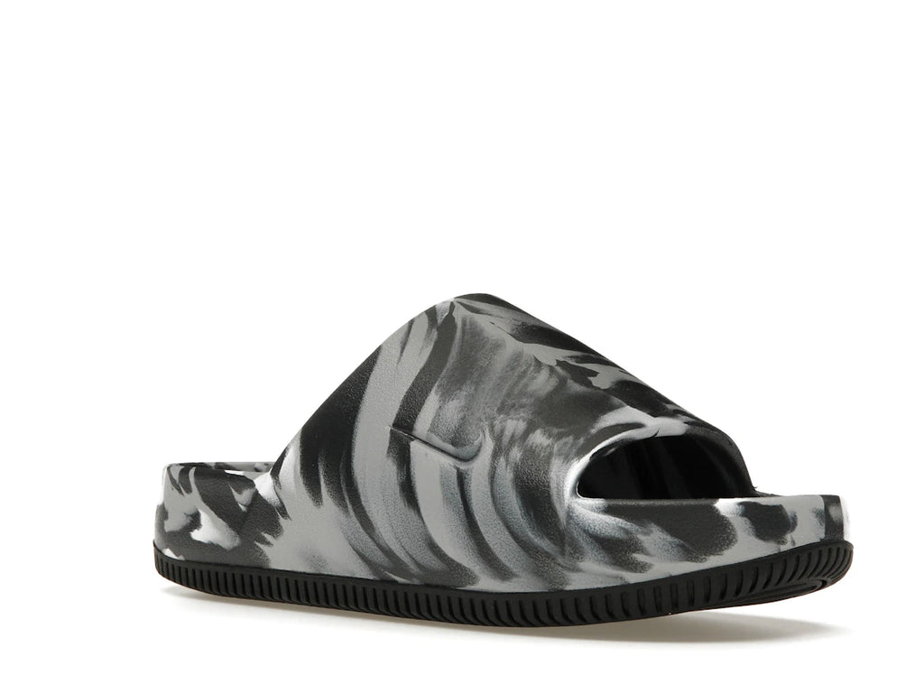Nike Calm Slide Marble Black Grey