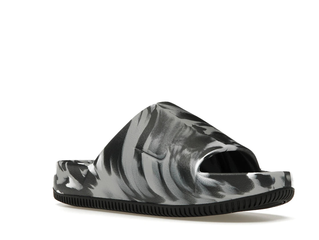 Nike Calm Slide Marble Black Grey