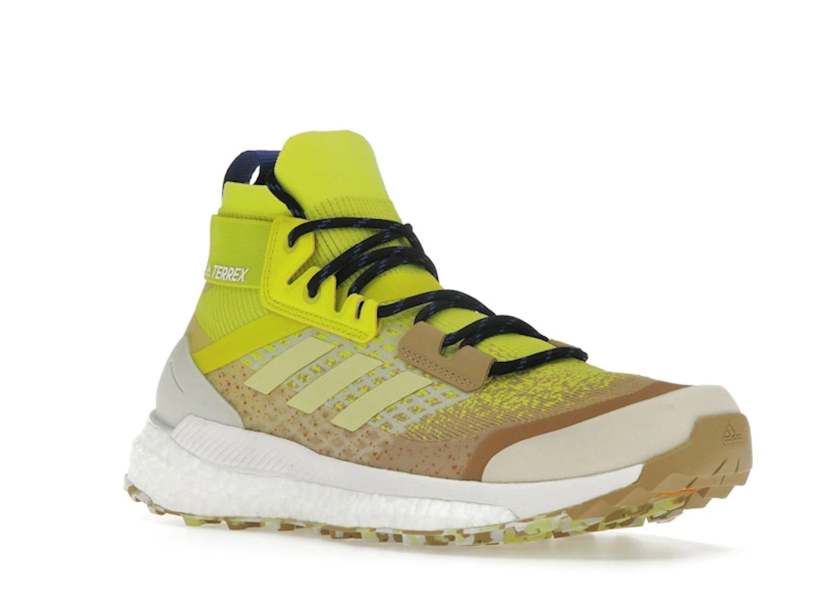 adidas Terrex Free Hiker Primeblue Beige Tone Pulse Yellow - alternate angle 2