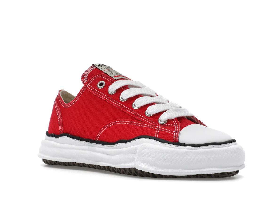 Maison Mihara Yasuhiro Peterson OG Sole Canvas Low Red