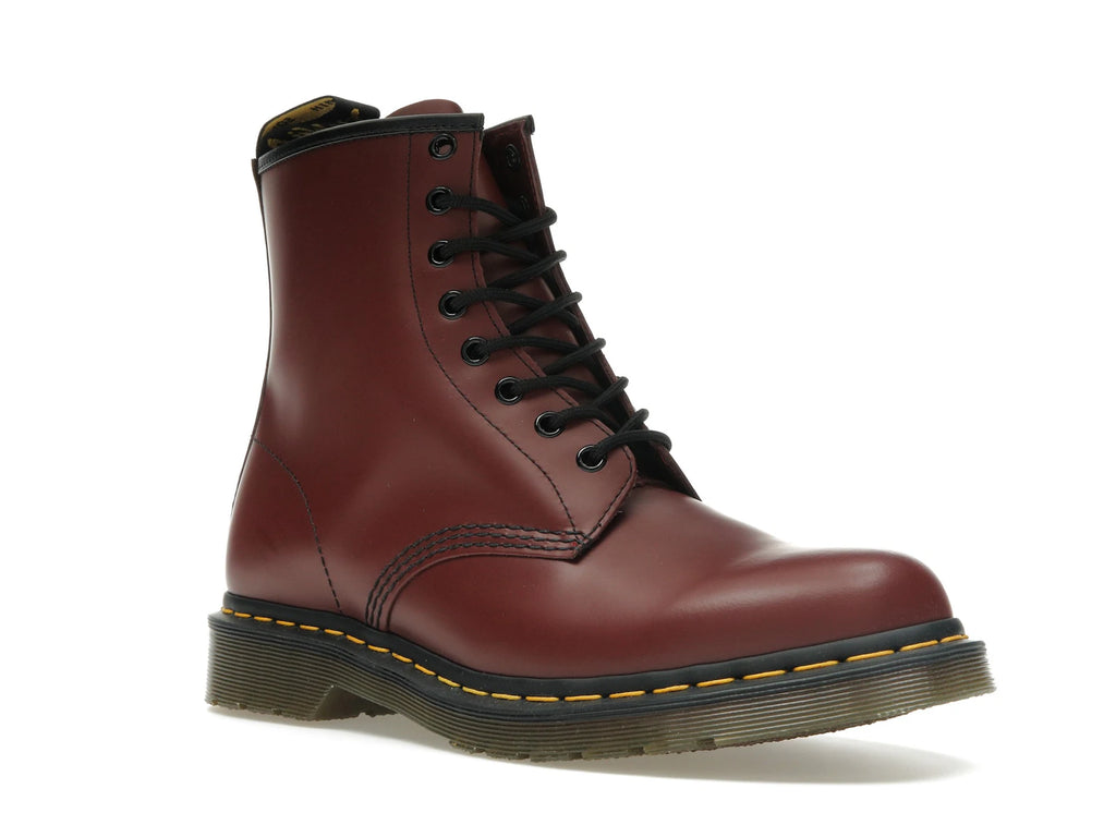 Dr. Martens 1460 Cherry Red Smooth Leather - alternate angle 2