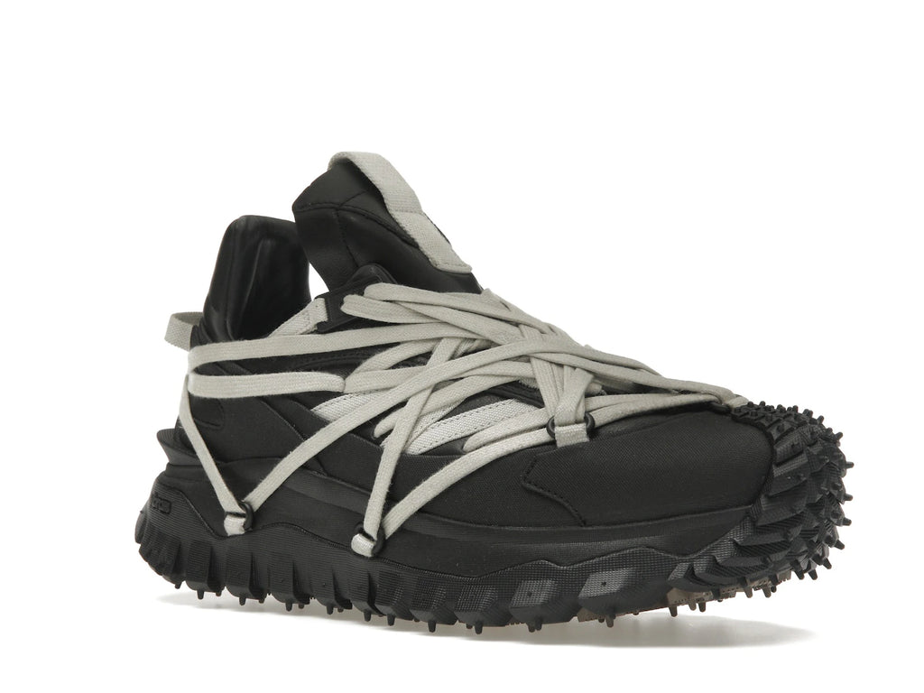 Rick Owens x Moncler Trailgrip Megalace Black - alternate angle 2