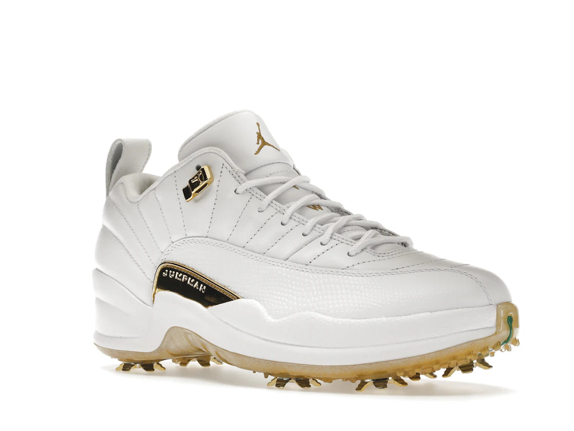 Jordan 12 Golf Metallic Gold
