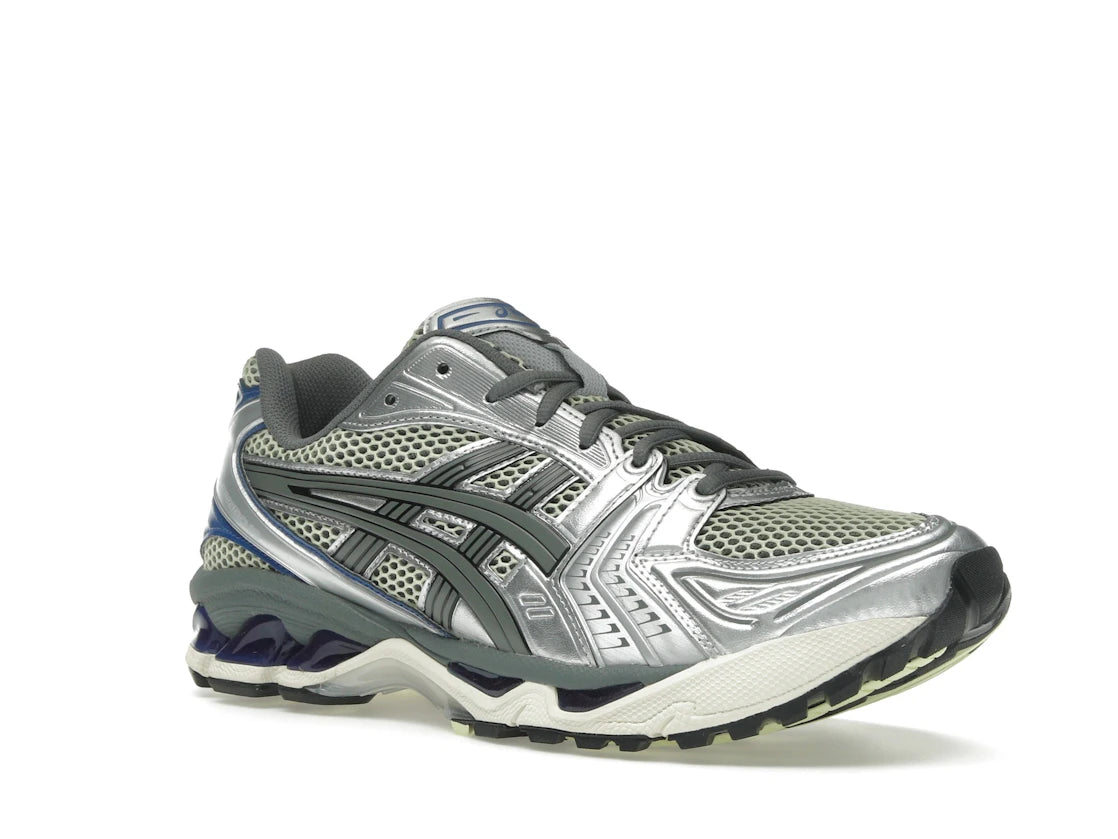 ASICS Gel-Kayano 14 Soft Yellow Asics Blue