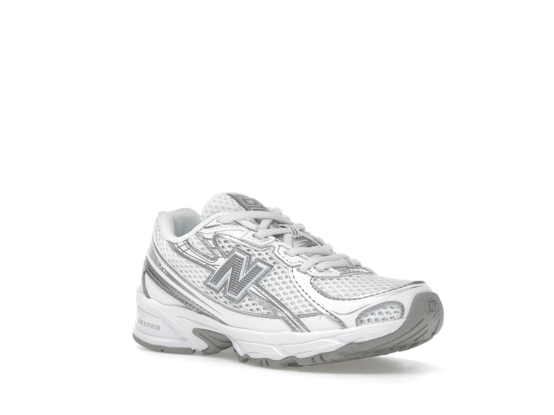 New Balance 740 Bungee Lace White Silver Metallic