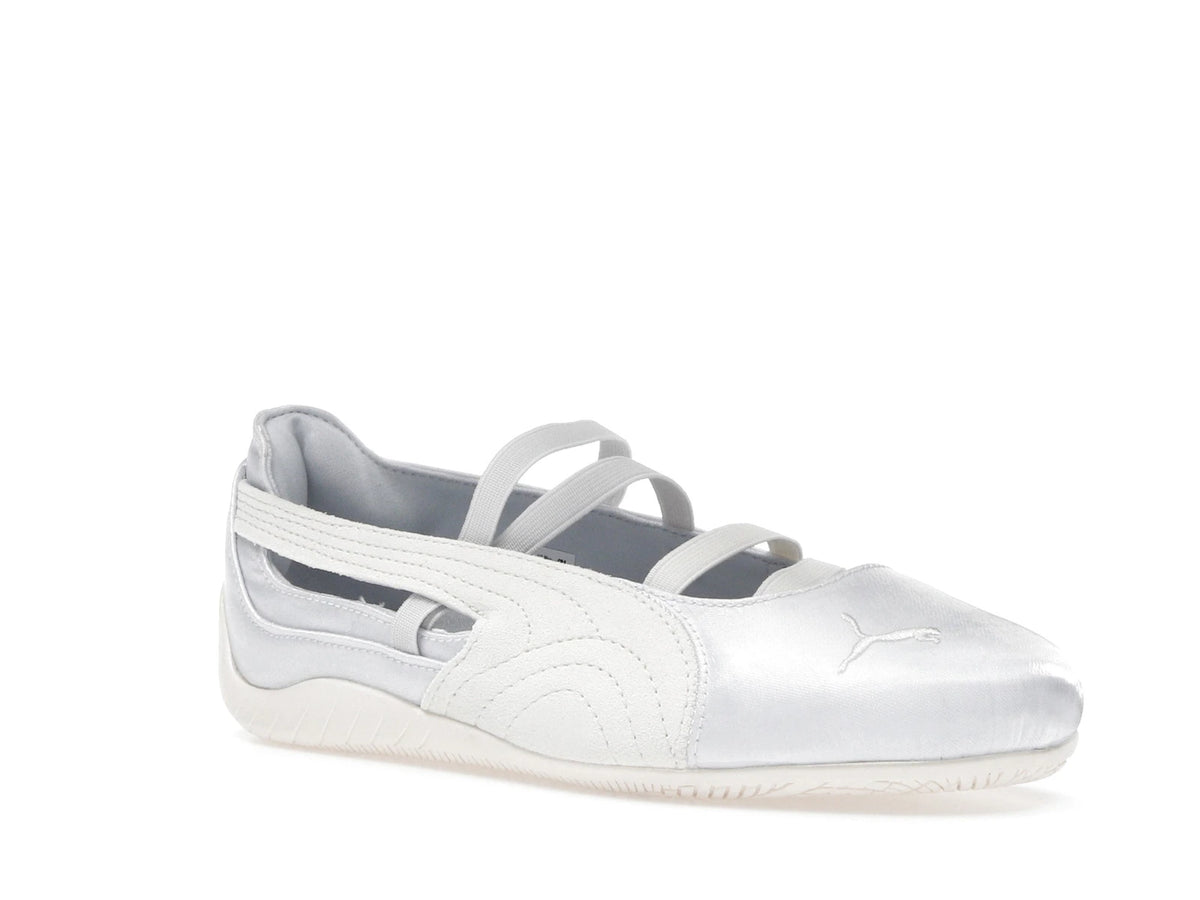 Puma Speedcat Ballet Silver Mist Warm White Satin - alternate angle 2