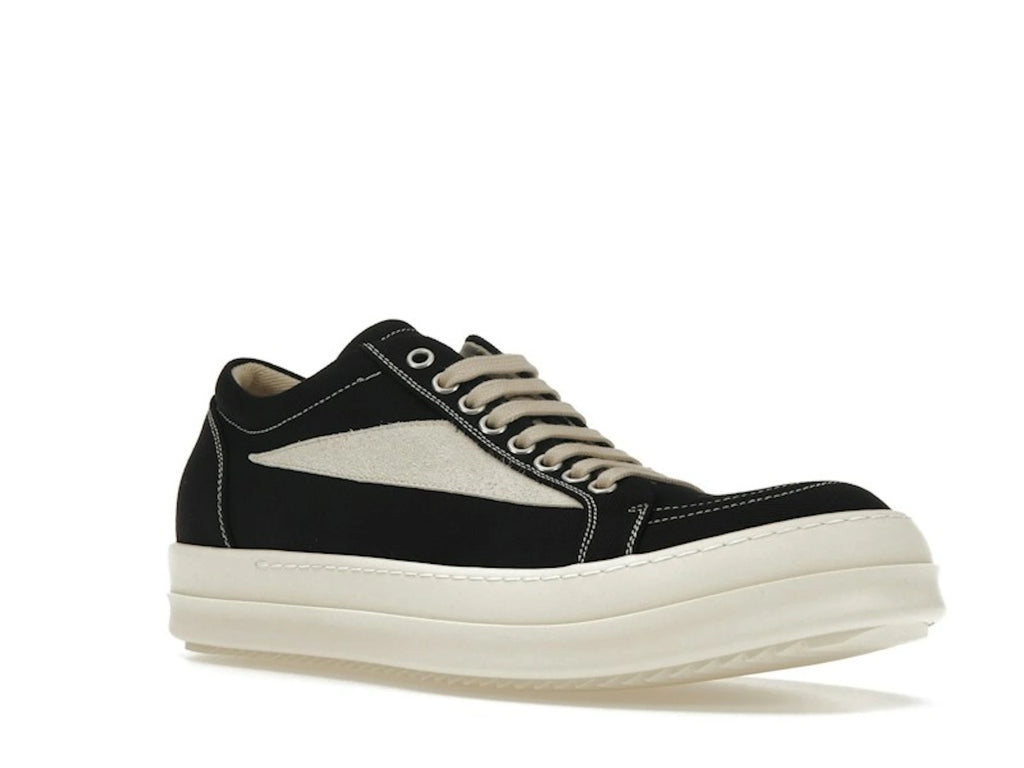 Rick Owens DRKSHDW Vintage Sneaks Black Milk - alternate angle 2