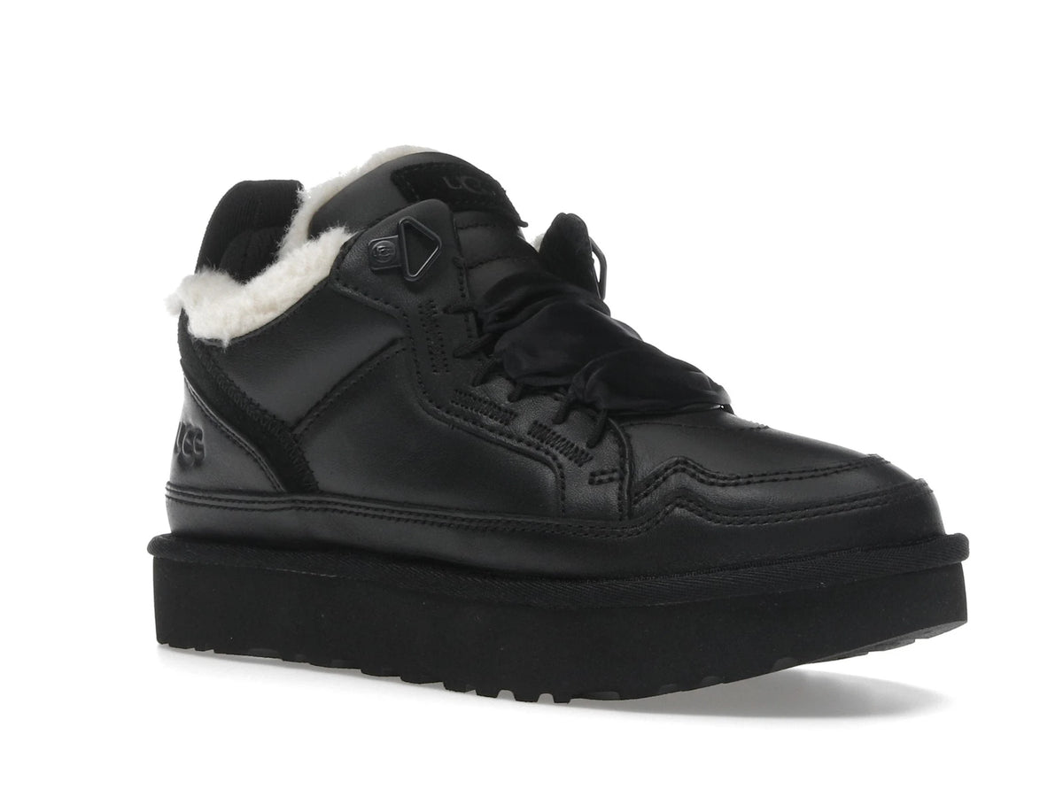 UGG Lowmel Leather Black - alternate angle 2