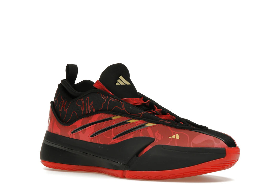adidas Dame 9 Bape Black Red