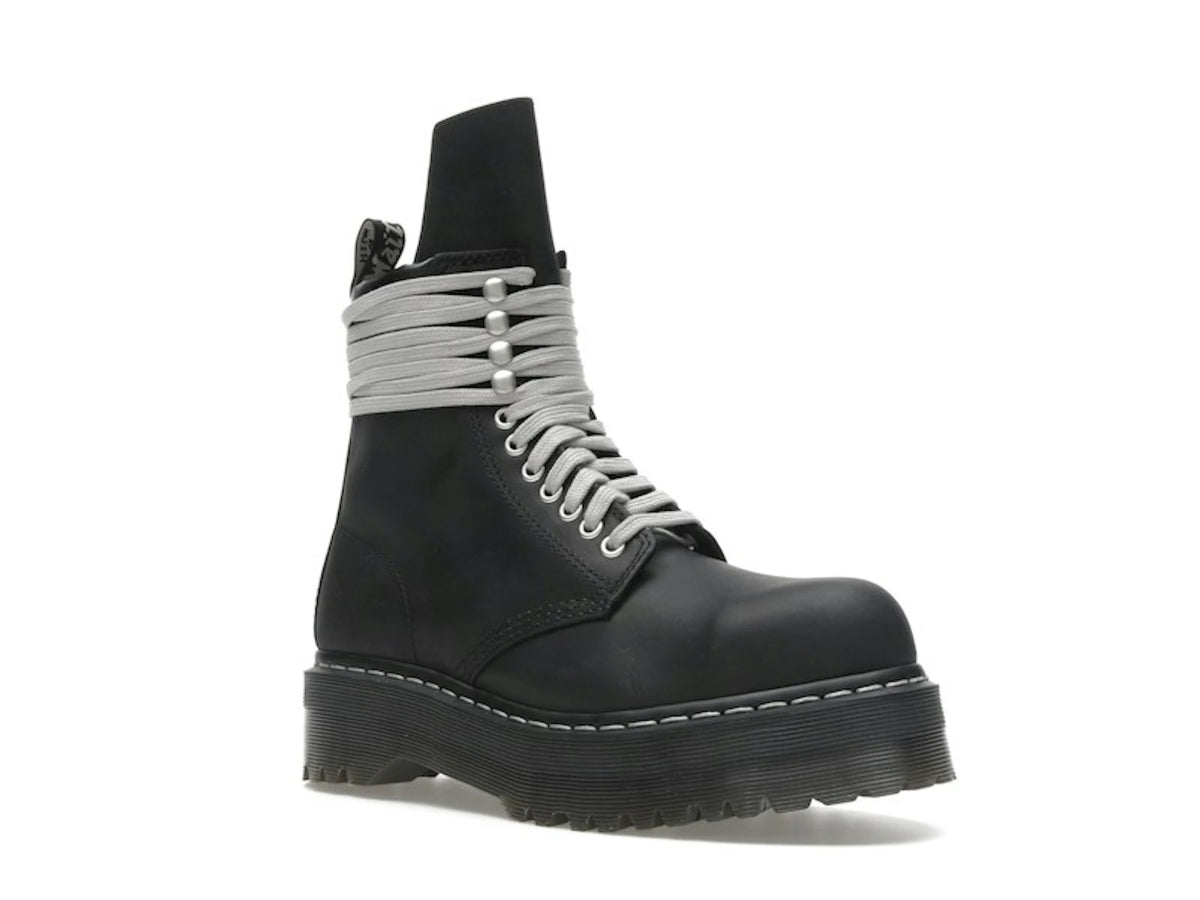 Dr. Martens 1460 DRKSHDW Quad Sole Steel Toe Boot Rick Owens Black - alternate angle 2