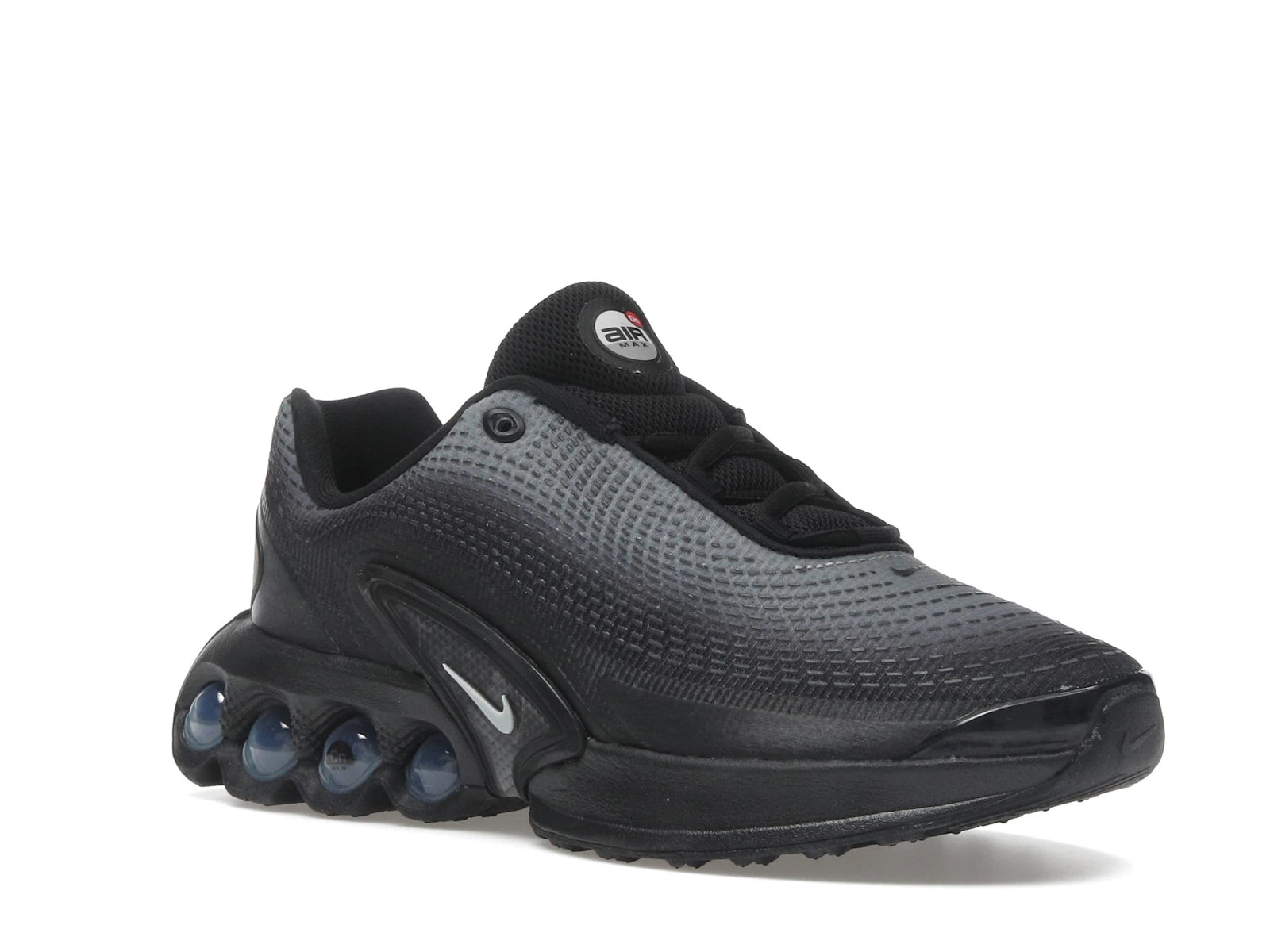 Nike Air Max Dn Black Metallic Silver Anthracite Light Smoke Grey - alternate angle 2