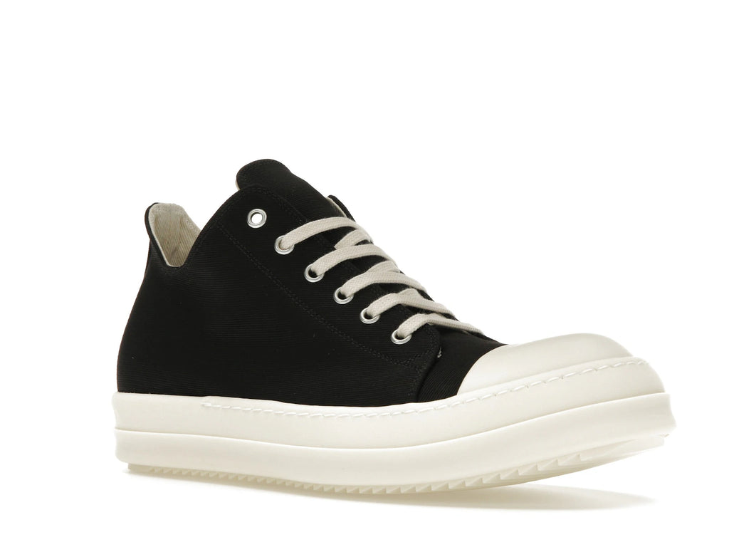 Rick Owens DRKSHDW Lido Low Sneaks Black Milk - alternate angle 2