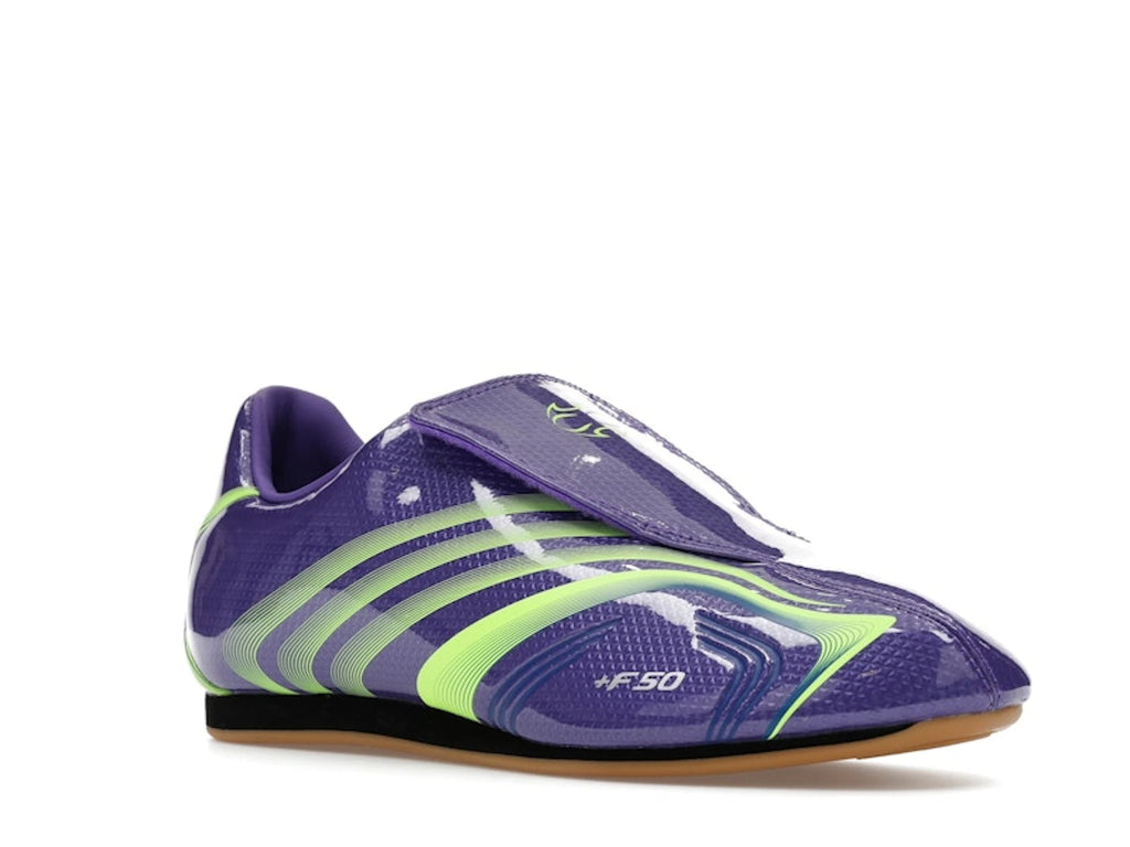 adidas F50 Taekwondo Purple Rush Lucid Lemon - alternate angle 2