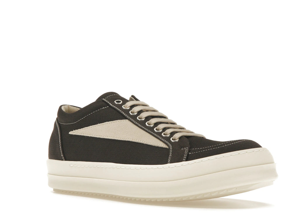 Rick Owens DRKSHDW EDFU Vintage Sneakers Taupe Grey - alternate angle 2