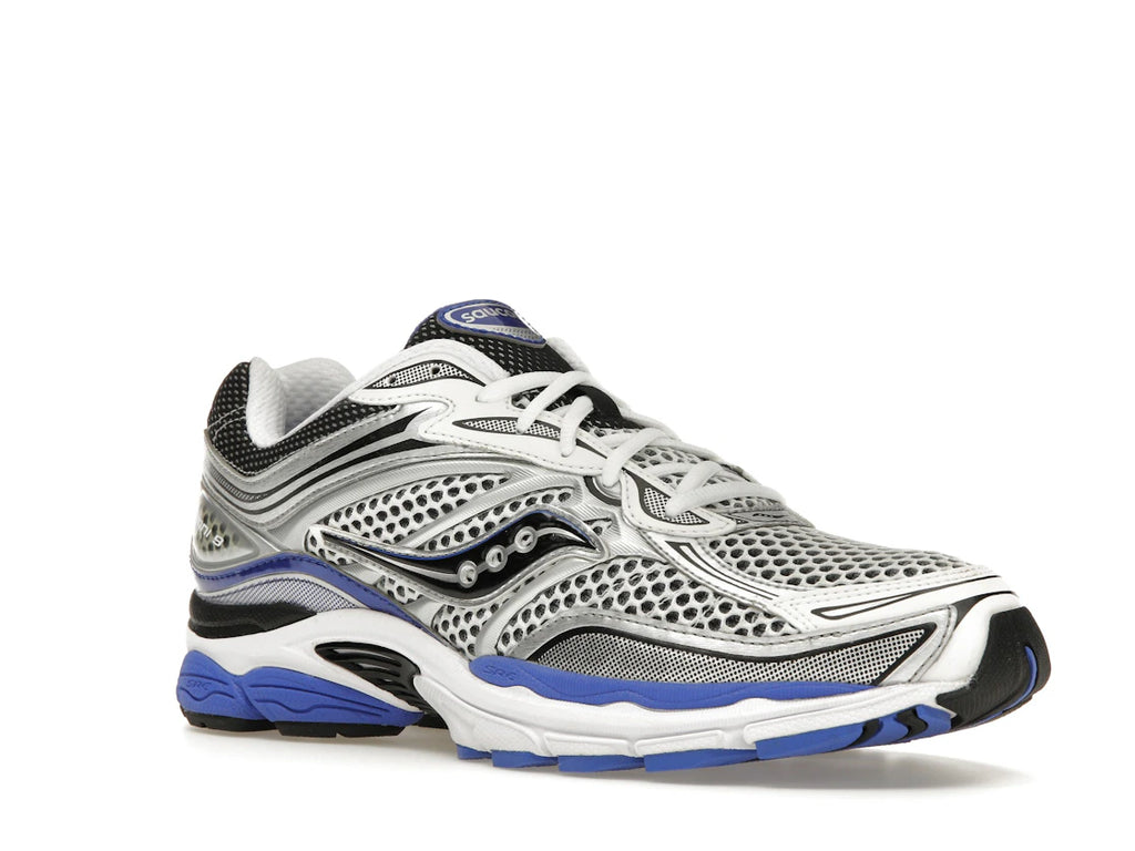 Saucony ProGrid Omni 9 OG White Silver Blue - alternate angle 2