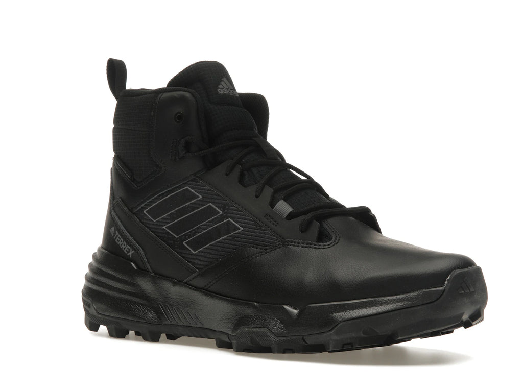 adidas Terrex Unity Leather Mid Rain.RDY Black Grey - alternate angle 2