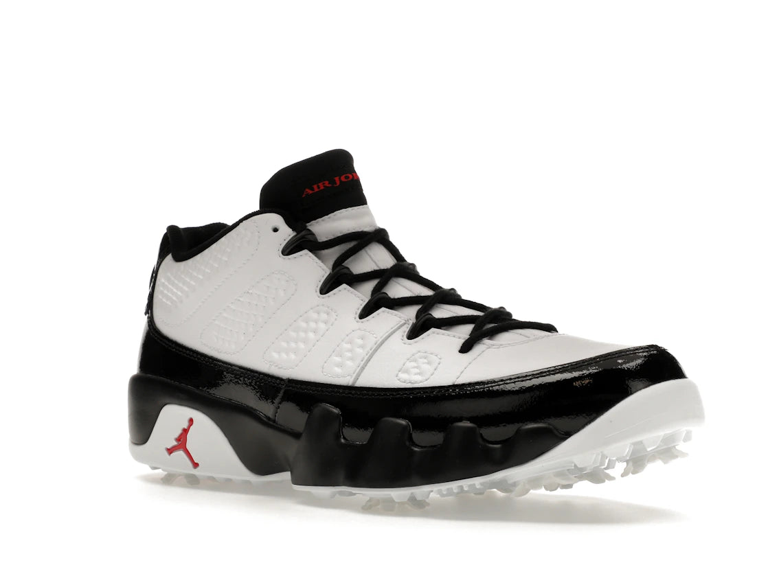 Jordan 9 Retro Low Golf White Black True Red