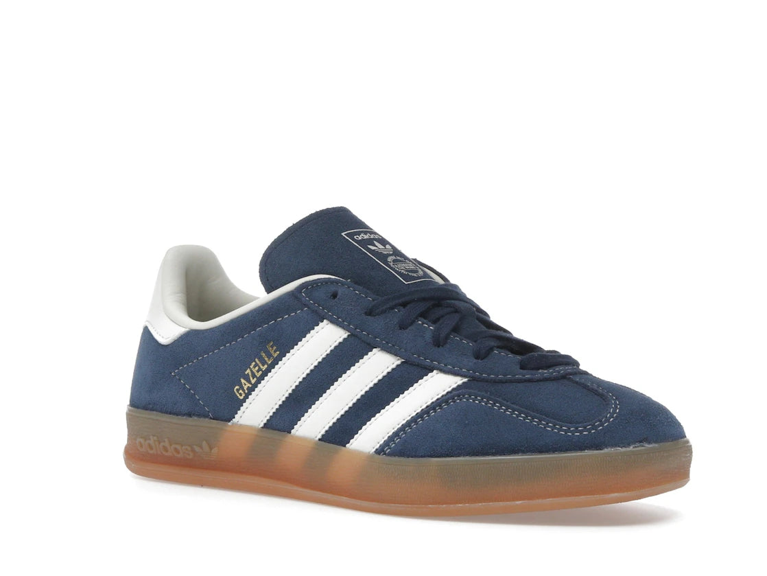 adidas Gazelle Indoor Nuit Indigo Blanc cassé Or métallisé