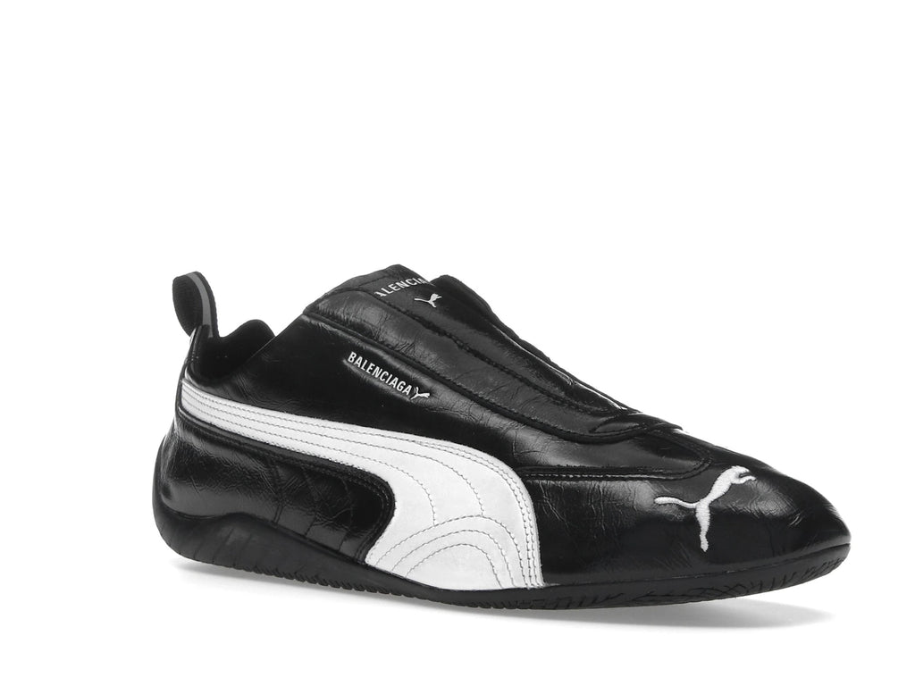 Balenciaga x Puma Speedcat Leather Black White - alternate angle 2