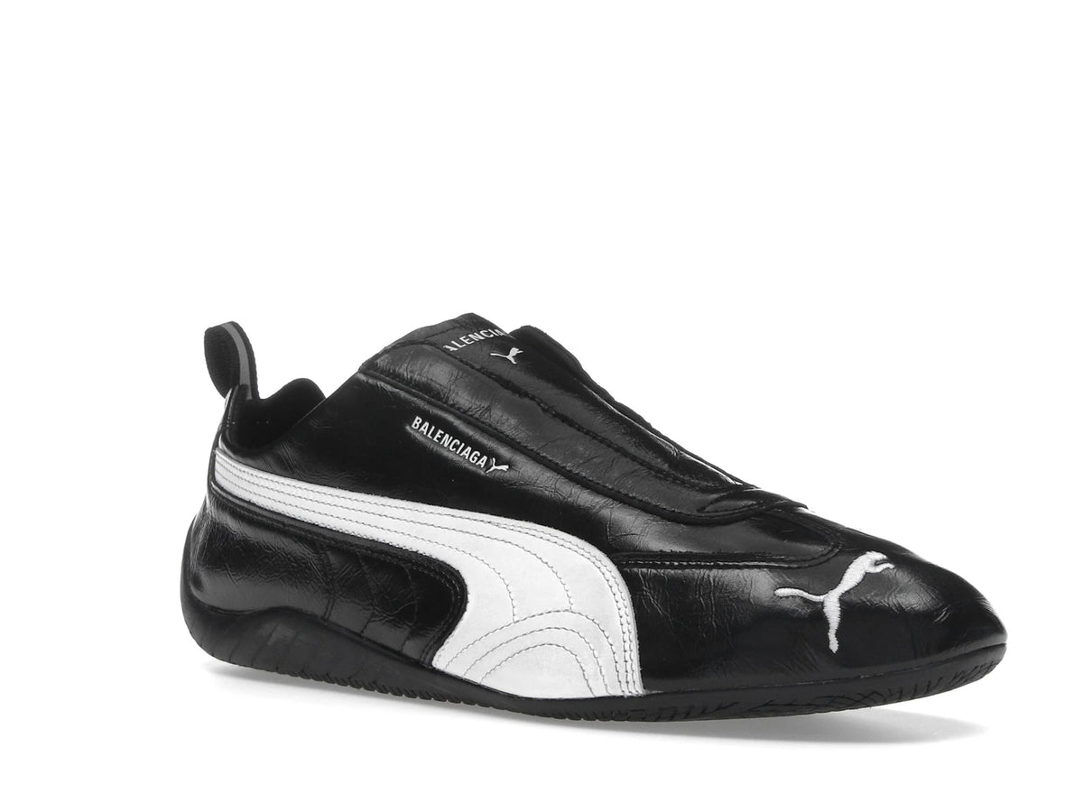 Balenciaga x Puma Speedcat Leather Black White - alternate angle 2