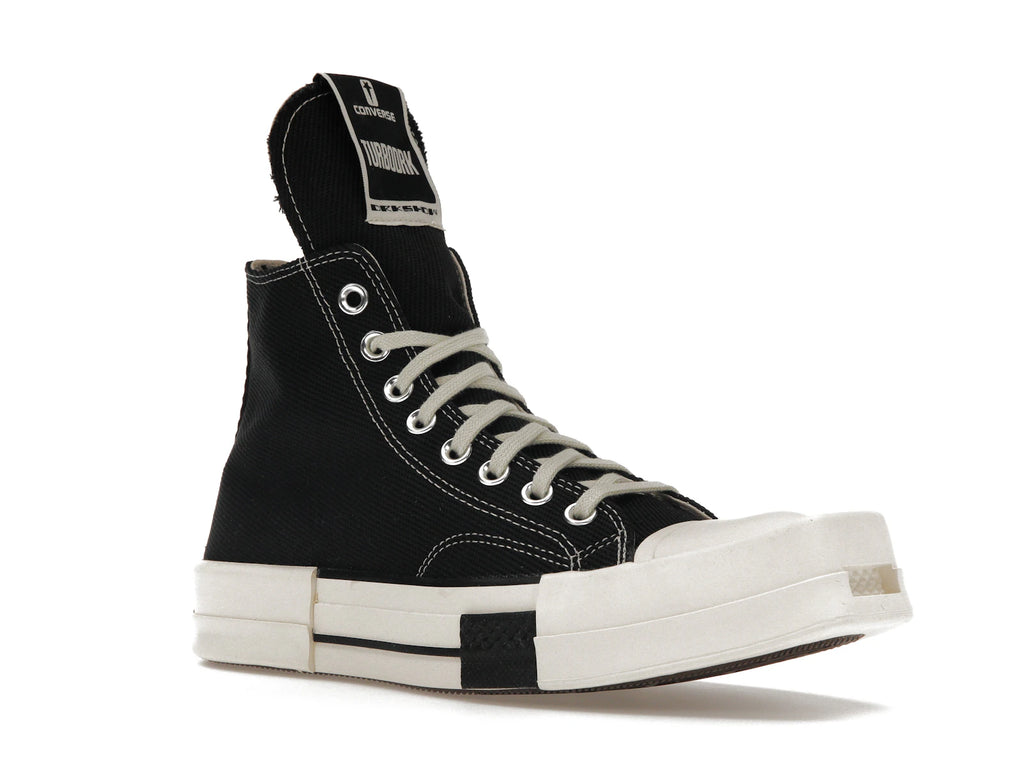 Converse TURBODRK Chuck Taylor All Star 70 Hi Rick Owens DRKSHDW Black - alternate angle 2