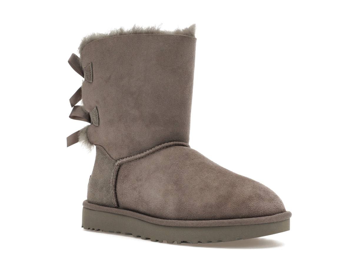 UGG Bailey Bow II Boot Grey - alternate angle 2