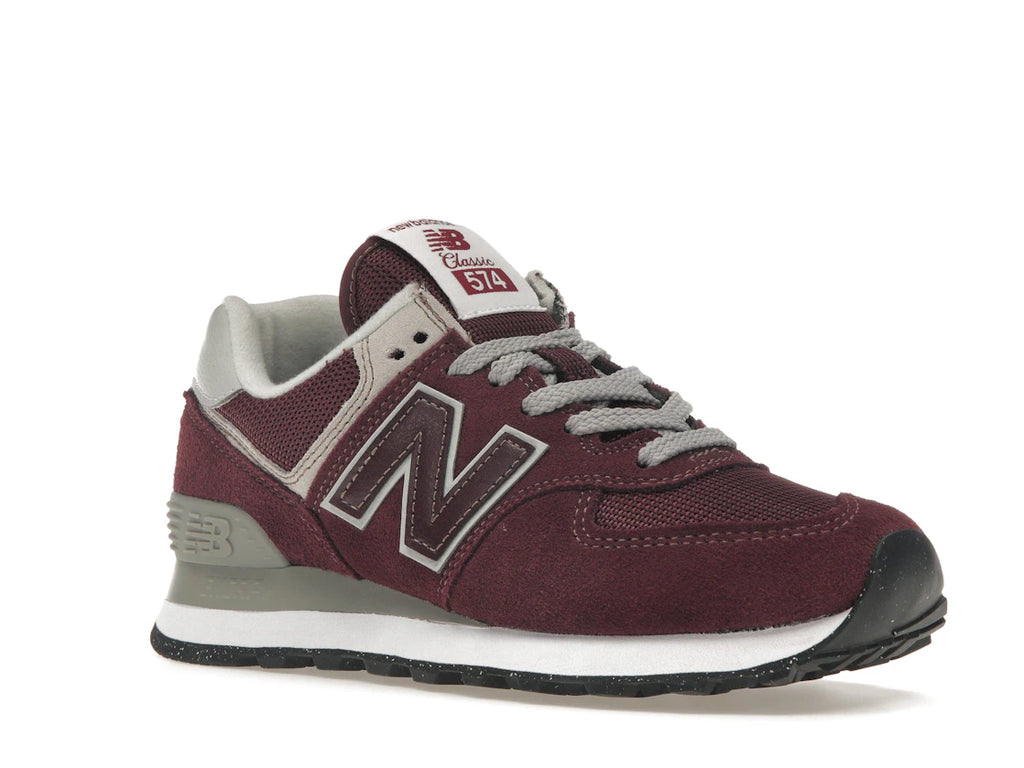 New Balance 574 Core Burgundy White