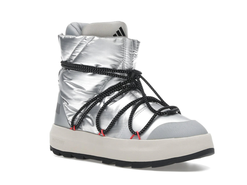 adidas Ace Mid Moon Boot Silver - alternate angle 2