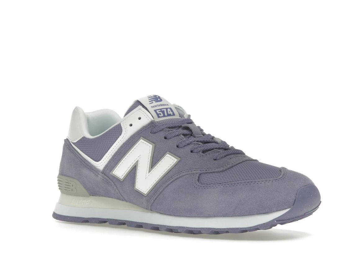 New Balance 574 Violet White