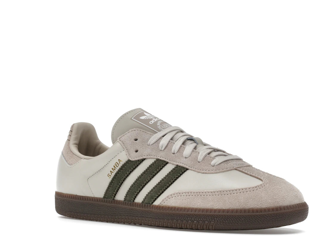 adidas Samba OG Aluminium Kaki Foncé