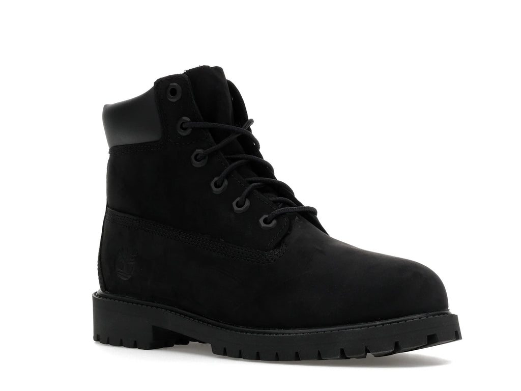 Timberland 6 Inch Premium Boot Black Nubuck - alternate angle 2