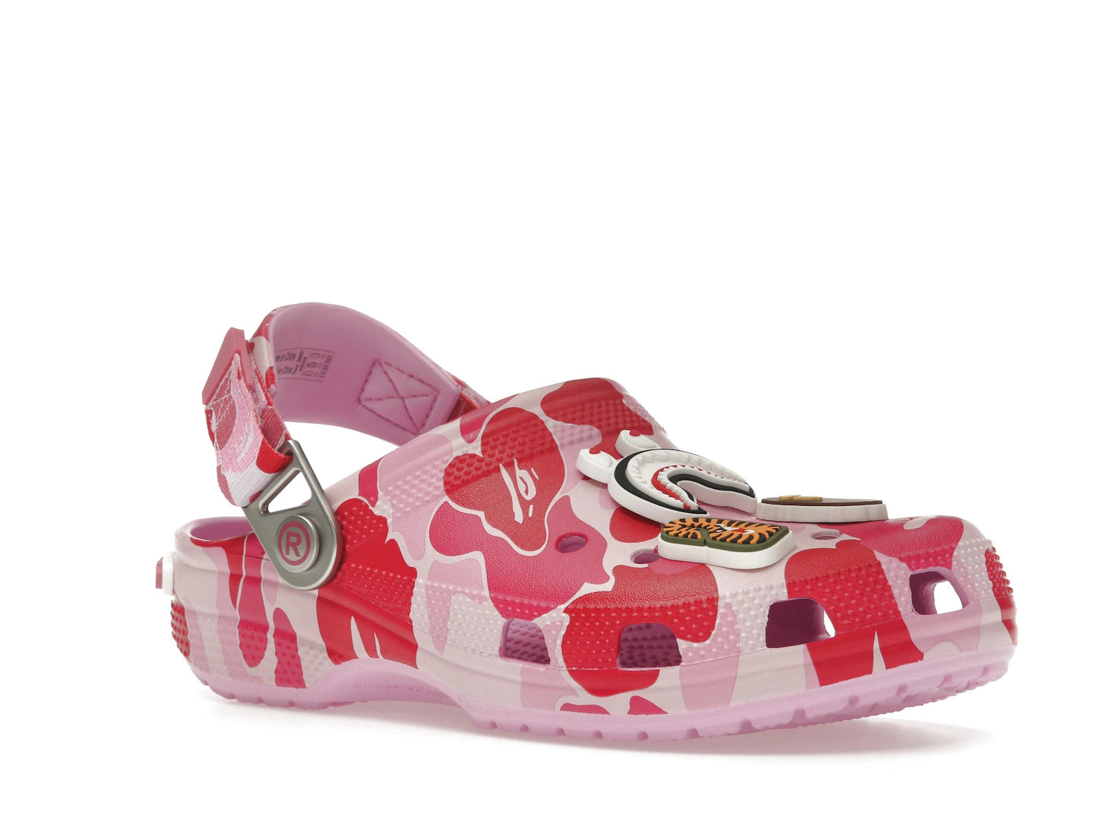 Crocs Classic Clog A Bathing Ape ABC Camo Pink - alternate angle 2