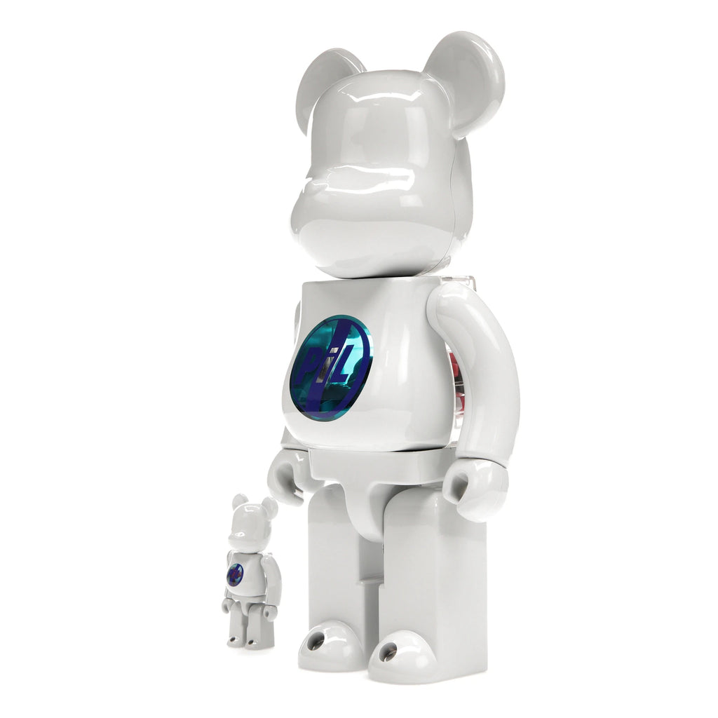 Bearbrick PiL 100% & 400% Set Chrome Ver. - alternate angle 2