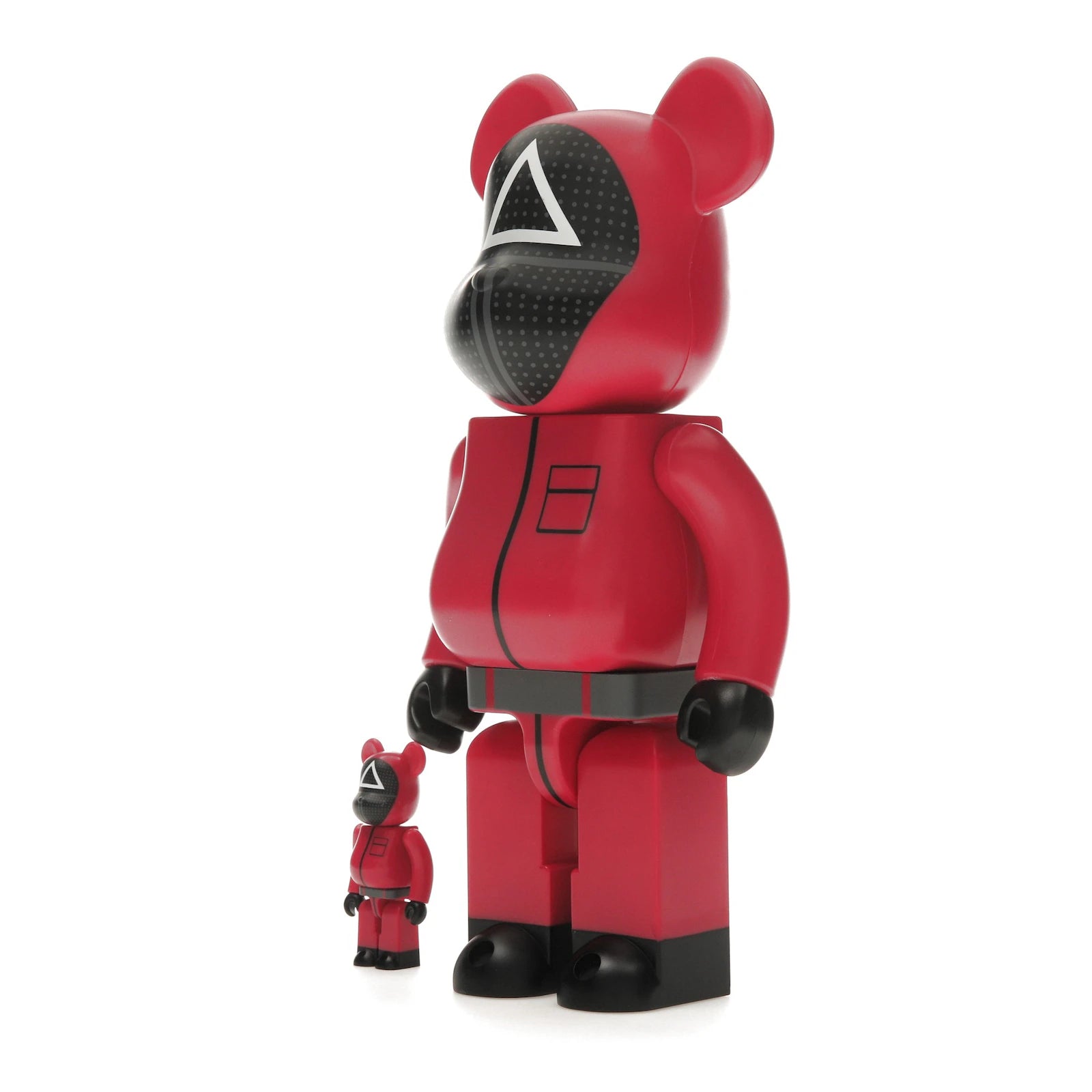 Bearbrick x Squid Game Guard 100% & 400% Set - alternate angle 2