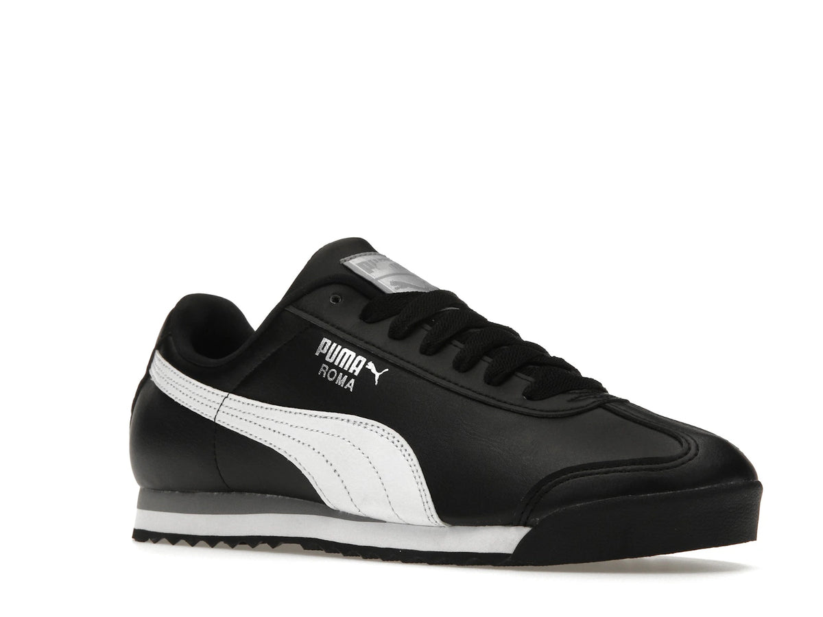 Puma Roma Basic Black-White-Puma Silver - alternate angle 2