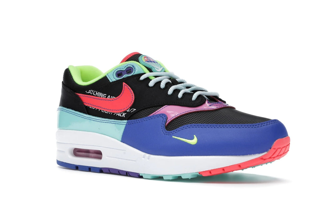 Nike Air Max 1 Black Hyper Grape - alternate angle 2