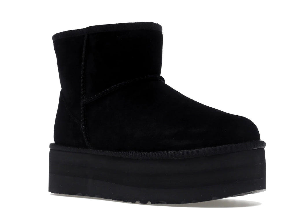 UGG Classic Mini Platform Boot Black - alternate angle 2