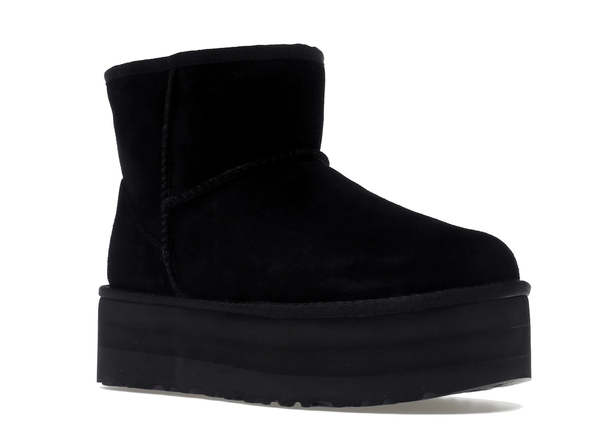UGG Classic Mini Platform Boot Black - alternate angle 2