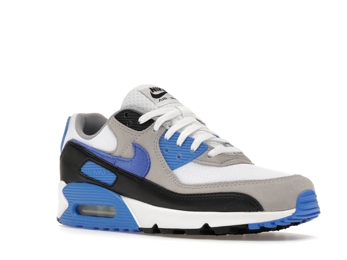 Nike Air Max 90 White Blue Crystal