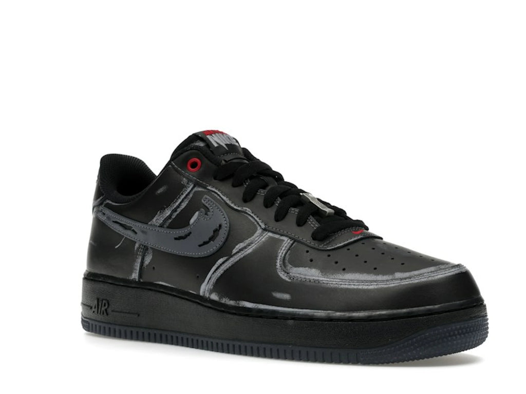 Nike Air Force 1 Low Scream Ghostface Black - alternate angle 2