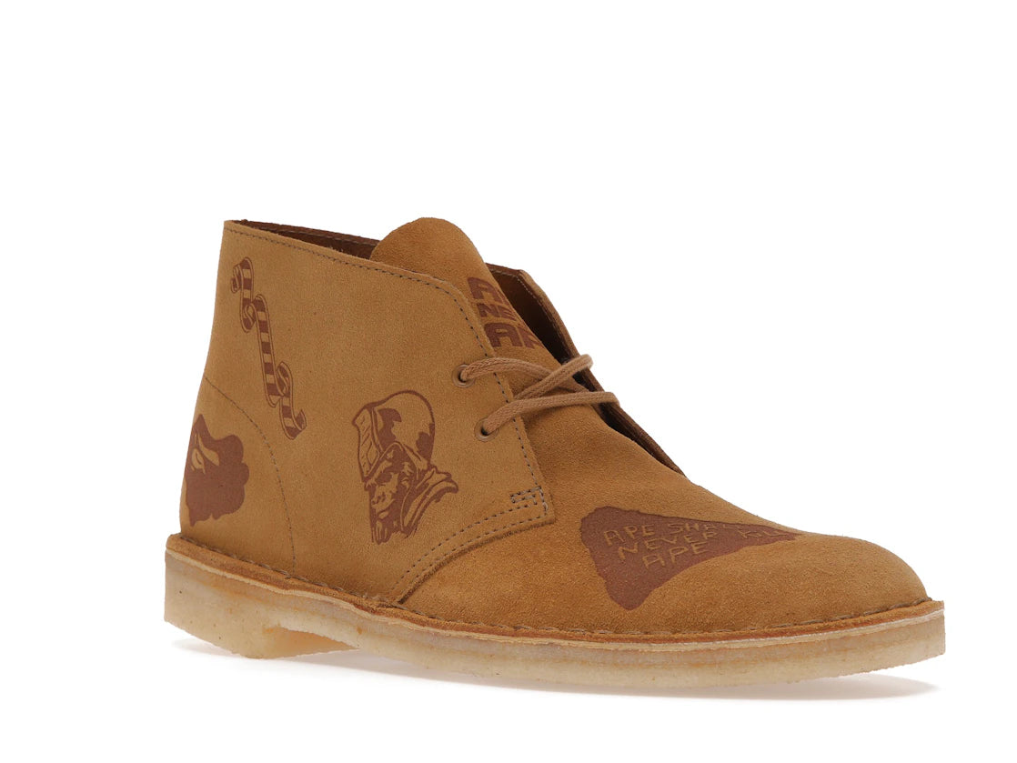 Clarks Desert Boot Bape Oak Embossed