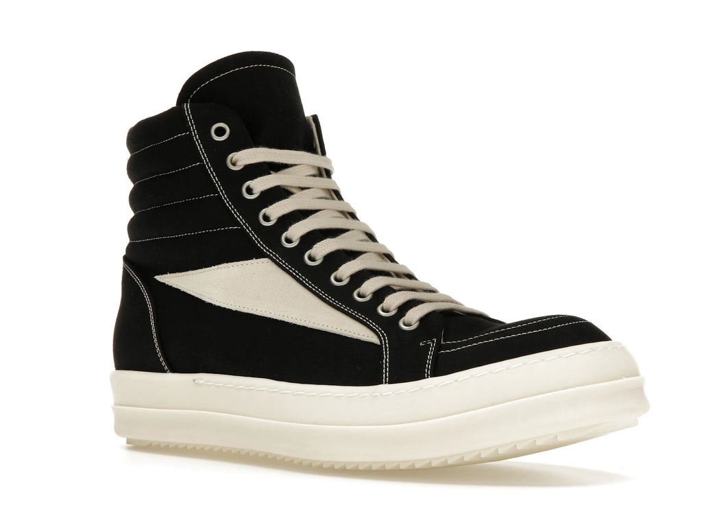 Rick Owens DRKSHDW Lido Vintage High Black Milk SS24 - alternate angle 2