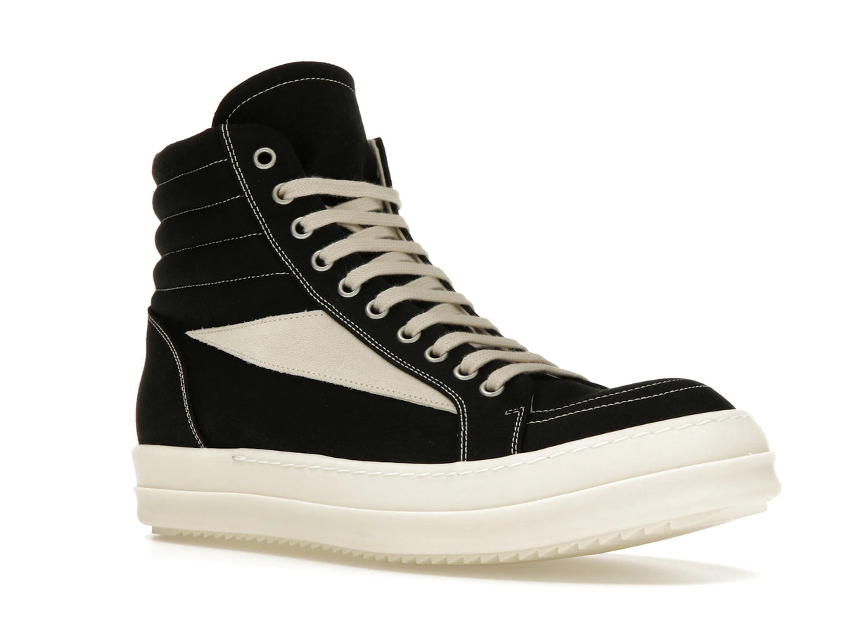 Rick Owens DRKSHDW Lido Vintage High Black Milk SS24 - alternate angle 2