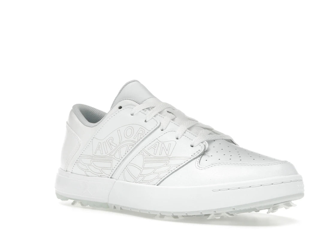 Jordan Nu Retro 1 Low Golf Blanc Platine Pur