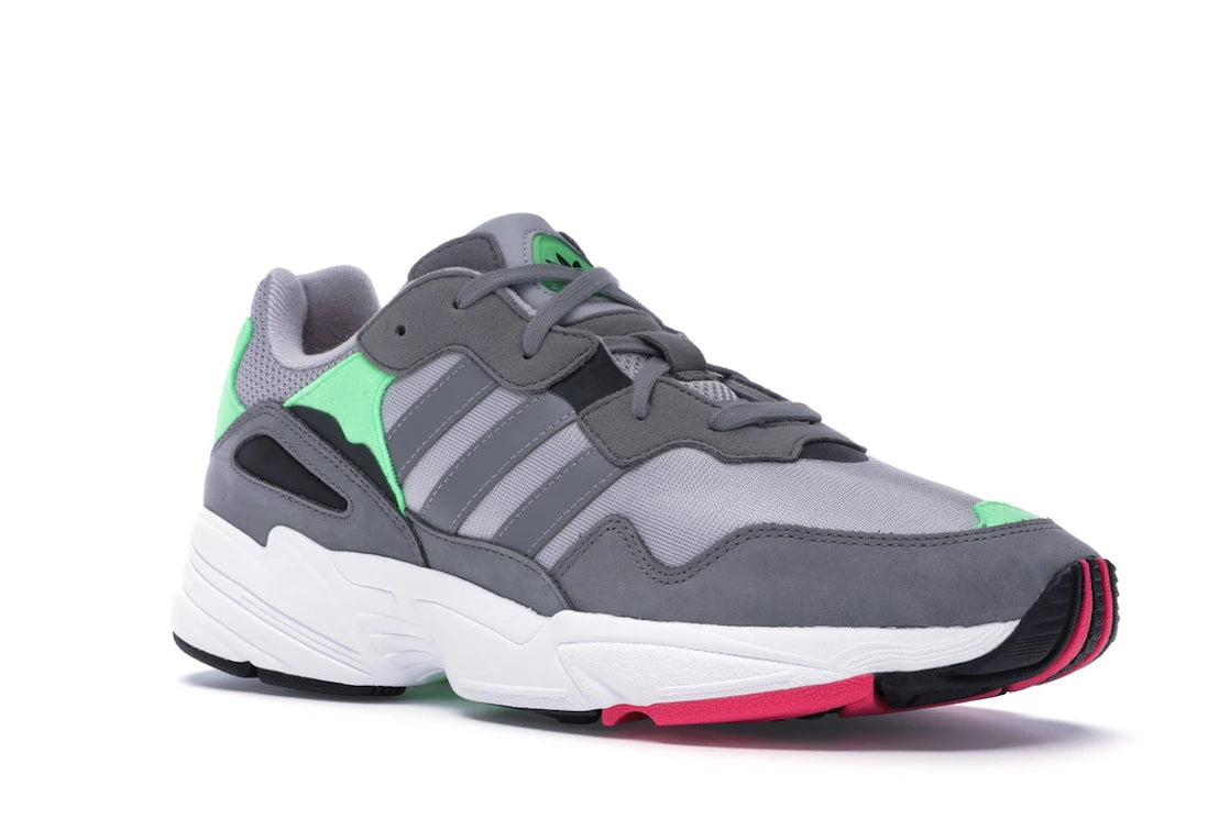 adidas Yung-96 Grey Shock Pink - alternate angle 2