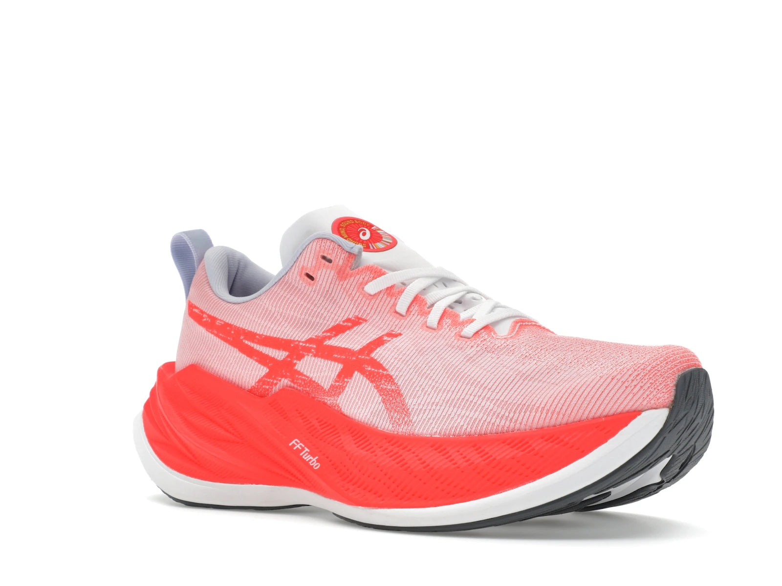 ASICS Superblast White Sunrise Red - alternate angle 2